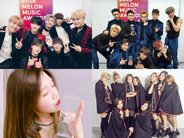 Aliran Hip Hop Hingga Indie, Inilah Idola K-Pop Peraih Piala '2016 MelOn Music Awards'!