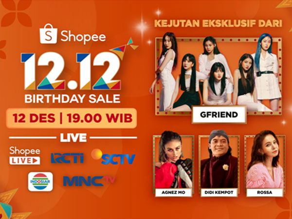 Shopee Kembali Suguhkan Kejutan Eksklusif dari GFRIEND di Shopee 12.12 Birthday Sale Live TV Show!