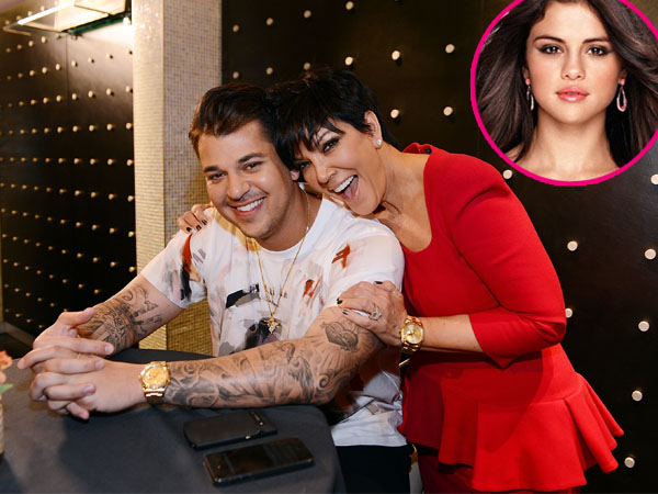 Kris Jenner Ingin Jodohkan Rob Kardashian dengan Selena Gomez