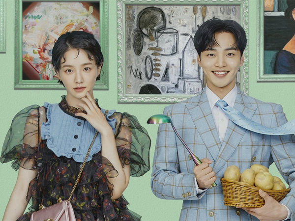 Pesona Kontras Namun Serasi Park Gyu Young dan Kim Min Jae di Poster Drama Baru