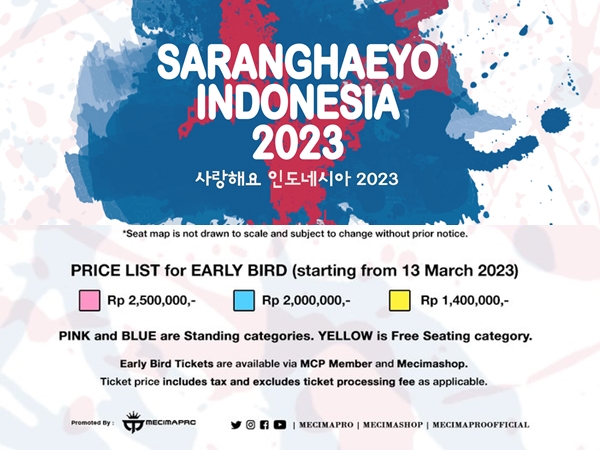 Konser Saranghaeyo Indonesia Kembali Digelar, Harga Tiket Mulai dari Rp