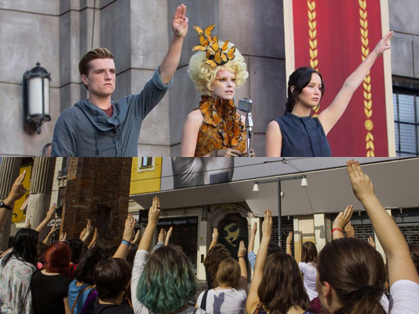 Wow, Fans ‘Mockingjay’ Di Seluruh Dunia Bersatu Dalam ‘Salam Tiga Jari’!