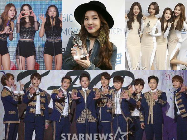 Para Idola K-Pop Ini Berhasil Raih Trofi Kemenangan di '4th Gaon Chart K-Pop Awards'!