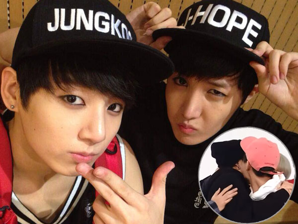 Lucu, Jungkook dan J-Hope Bangtan Boys Saling Cium Di 'Weekly Idol'!