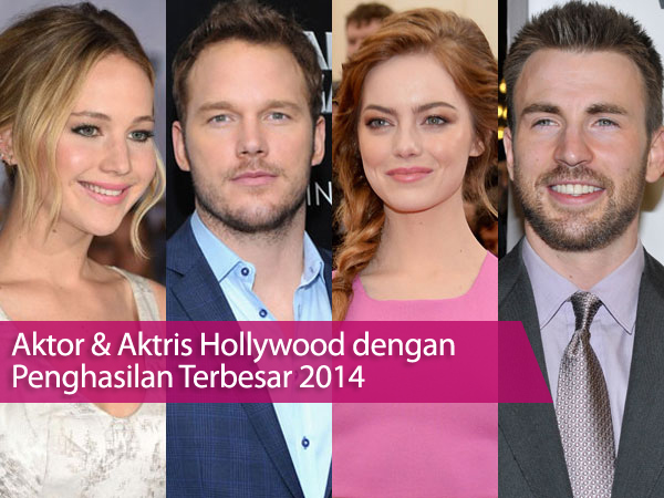 Siapa Saja Aktor dan Aktris Hollywood Berpenghasilan Terbesar di 2014?