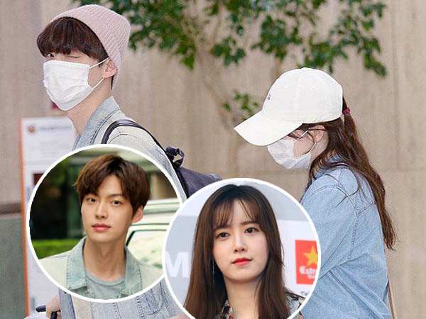 Pulang Liburan, Goo Hye Sun dan Ahn Jae Hyun Terlihat Mesra di Bandara!