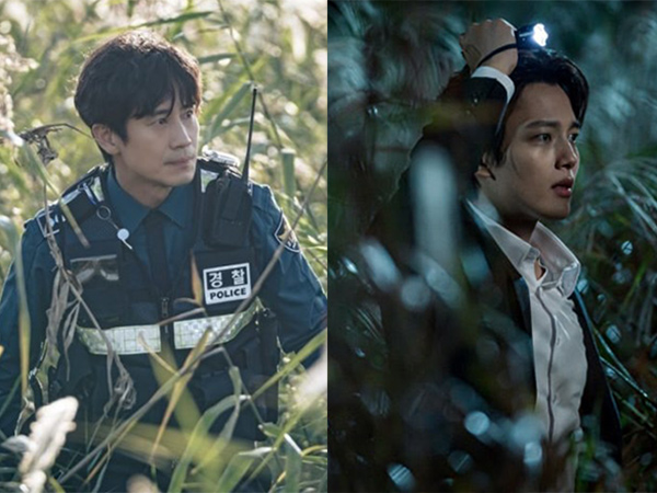 Shin Ha Kyun dan Yeo Jin Goo Jadi Polisi Misterius di Foto Perdana ‘Beyond Evil’