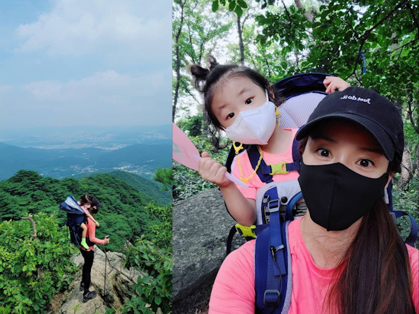 Lee Si Young Naik Gunung Sambil Gendong Anak, Daebak