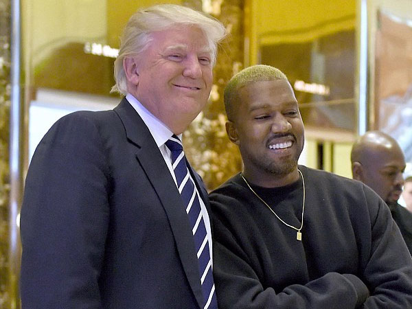 Usai Dirawat karena Gangguan Mental, Kanye West Temui Donald Trump