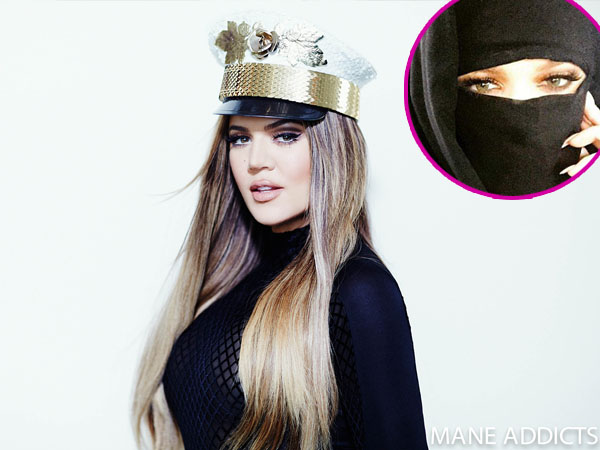 Pakai Cadar dan Hijab, Khloe Kardashian Kena Kritik!