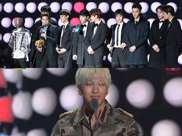 Taeyang dan EXO Raih Penghargaan Tertinggi di MAMA 2014!