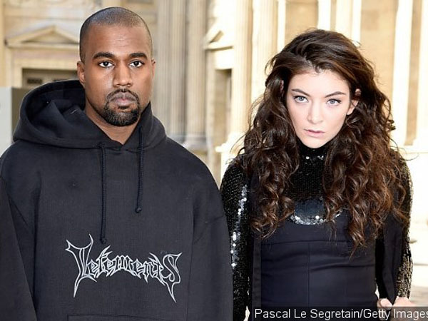 Eksis Bareng di Paris Fashion Week, Ada Apa Antara Lorde dan Kanye West?
