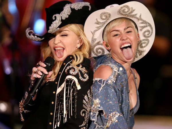 Wow, Miley Cyrus Ciptakan Satu Lagu di Album Terbaru Madonna!