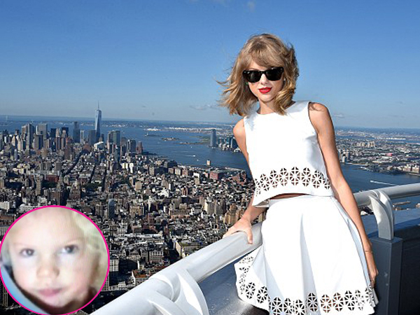 Lucunya, Taylor Swift Bayi Promosikan Album '1989'!