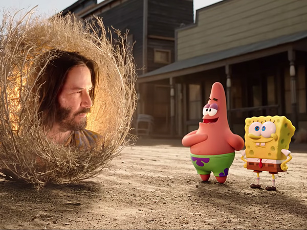 Keanu Reeves Jadi Cameo di Film Terbaru Spongebob!