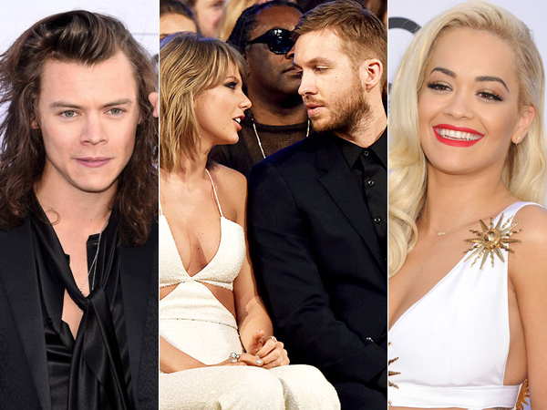 Sama-sama Hadir di BMA 2015, Harry Styles dan Rita Ora 'Ngumpet' dari Taylor Swift-Calvin Harris