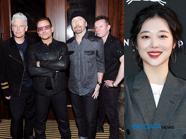 Band U2 Beri Penghormatan untuk Sulli dan Perempuan Bersejarah Korea di Konsernya