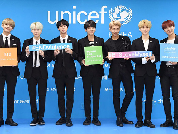 BTS Siap Sumbangkan Seluruh Penghasilan Stiker Kakao Talk Untuk Kampanye UNICEF