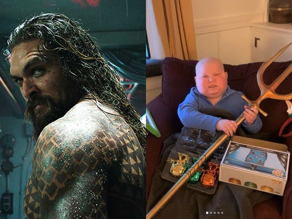 Jason Momoa 'Aquaman' Bagikan Momen Haru Dengan Anak Pengidap Kanker