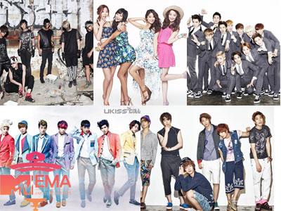 Lima Grup Idola K-Pop Masuk dalam Nominasi MTV Europe Music Awards 2013