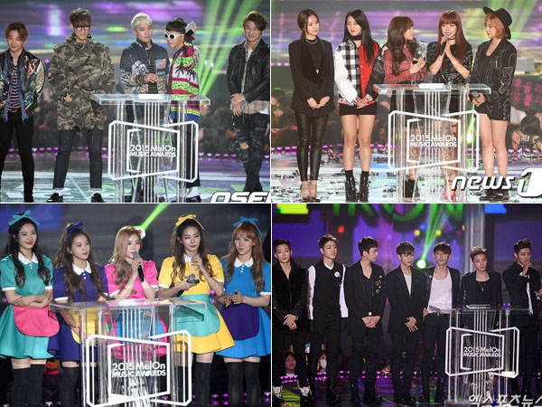 Didominasi Big Bang, Ini Dia Daftar Peraih Trofi Penghargaan di Melon Music Awards 2015