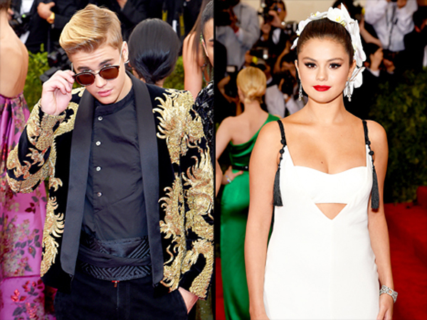 Yang Terjadi Diantara Justin Bieber dan Selena Gomez Saat Bertemu di Met Gala 2015