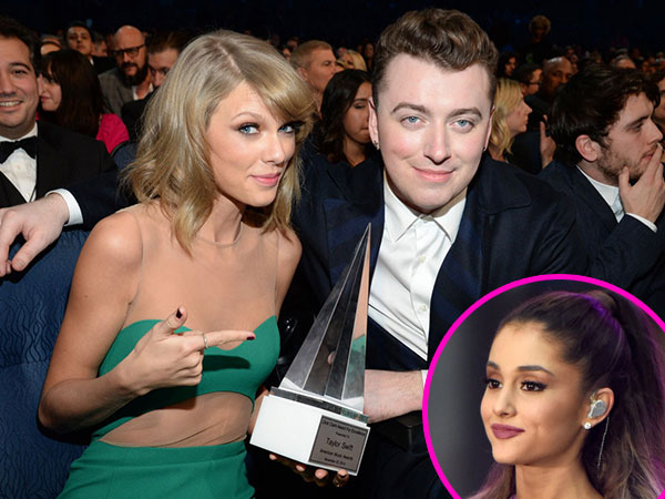 Bisa Sahabatan dengan Sam Smith, Taylor Swift Ucapkan Terima Kasih Pada Ariana Grande?