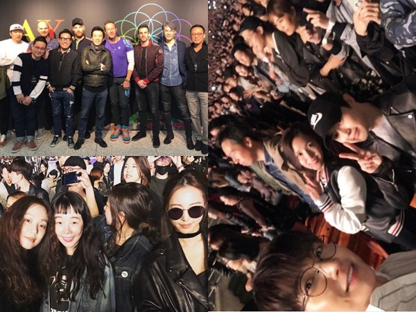 Heboh Jadi Fans Berat, Sederet Selebriti Korea Hadiri Konser Coldplay di Seoul!