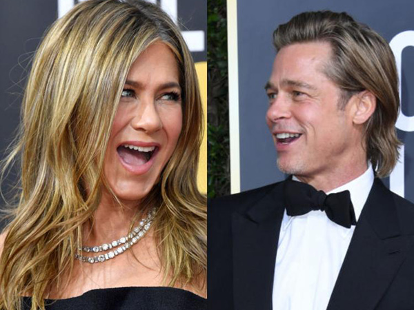 Interaksi Brad Pitt dan Jennifer Aniston di Golden Globes 2020, Fans Heboh