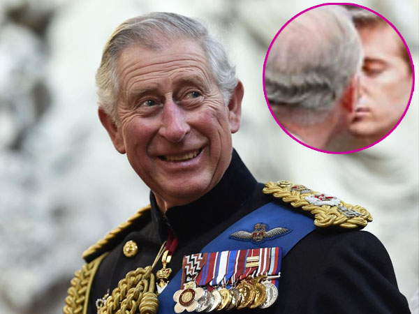 Foto Pangeran Charles Cium Pria Muda Bikin Heboh Keluarga Kerajaan Inggris dan Netizen!