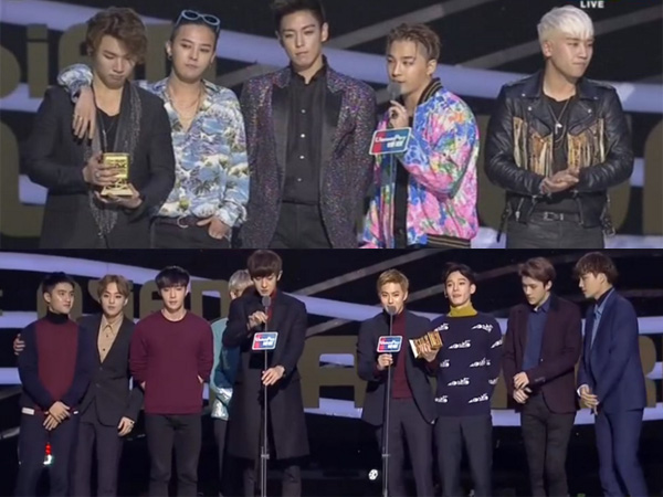 Raih Penghargaan Tertinggi di MAMA 2015, Ini Ungkapan Big Bang dan EXO