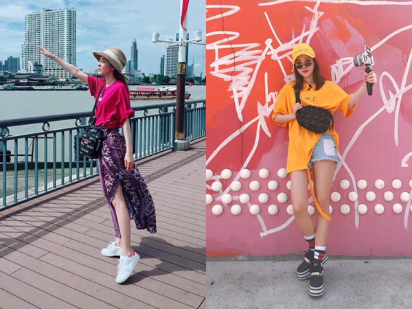 Inspirasi Gaya Fashion Sandara Park untuk Liburan Hingga Nonton Konser yang Bisa Kamu Tiru