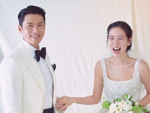 Sah, Agensi Bagikan Foto Pernikahan Hyun Bin dan Son Ye Jin