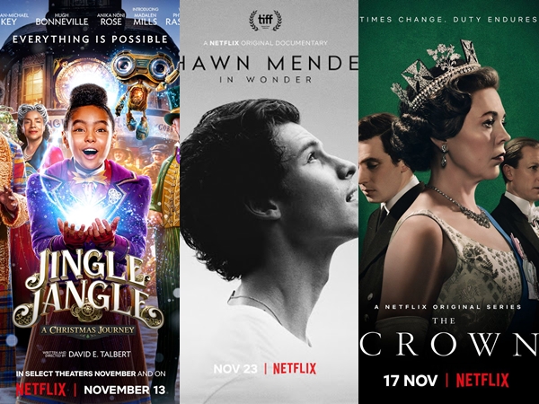 Daftar Film dan Serial Baru Netflix November 2020, Ada Shawn Mendes Hingga Putri Diana