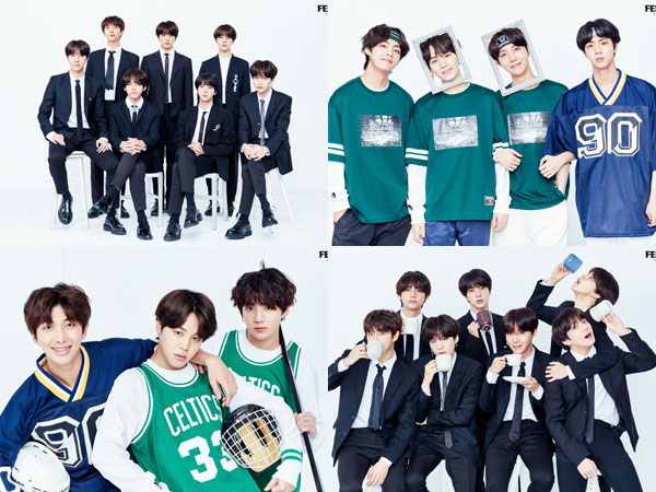 Intip Penampilan Classy dan Sporty BTS dalam 'Foto Keluarga' di Perayaan #2018BTSFesta