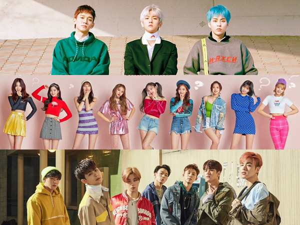 EXO-CBX, TWICE, iKON Jadi Idola K-Pop 'Batch 2' Raih Sertifikat Platinum Baru Gaon Chart