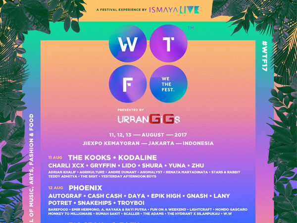 Inilah Line-up Ketiga dan Line-up Harian We The Fest 2017!