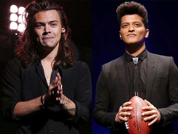 Susul Rekan Satu Grup, Harry Styles Ajak Bruno Mars untuk Garap Lagu Solonya?