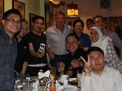 Harrison Ford Sibuk Syuting Film Dokumenter di Jakarta
