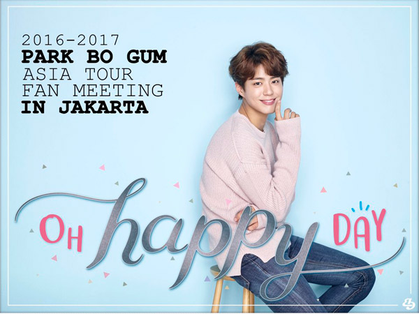 Bertajuk 'Oh Happy Day', Inilah Harga Tiket dan Seatplan Jumpa Fans Park Bo Gum di Jakarta!