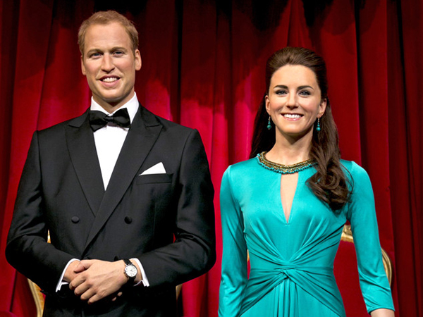 Patung Lilin Pangeran William dan Kate Middleton di Make Over!