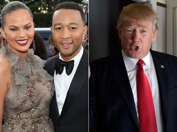 Istri John Legend Diblock Donald Trump di Twitter Gara-gara Tulis Ini