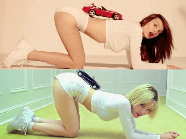 'Nice Body' Hyomin T-ARA Dituduh Plagiat 'Blurred Lines' Robin Thicke?