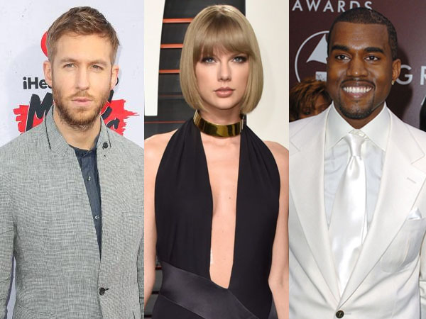 Tepis Rumor Kolaborasi, Calvin Harris Tak Ingin Terlibat Perseteruan Kanye West dan Taylor Swift?