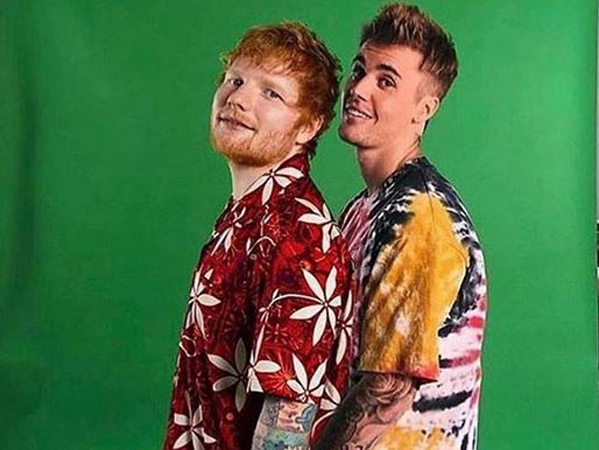 Misteri Kode '10' Terpecahkan, Ed Sheeran dan Justin Bieber Siap Rilis Lagu Kolaborasi!