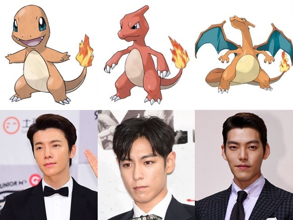 Wah, Wajah Para Seleb Pria Korea Ini Mirip Evolusi Pokemon Charmander!