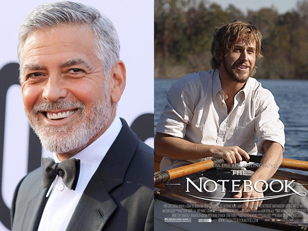 Pengakuan George Clooney Nyaris Gantikan Ryan Gosling di Film The Notebook