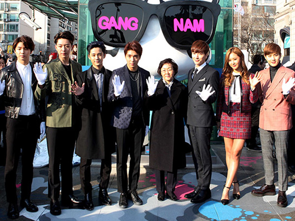 Idola K-Pop SM dan FNC Entertainment Berkumpul Rayakan Pembukaan 'K-Star Road'