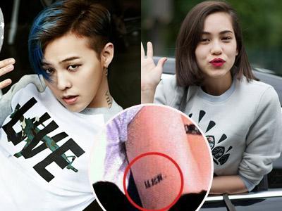 G-Dragon Buat Tato Baru dengan Inisial Mizuhara Kiko?