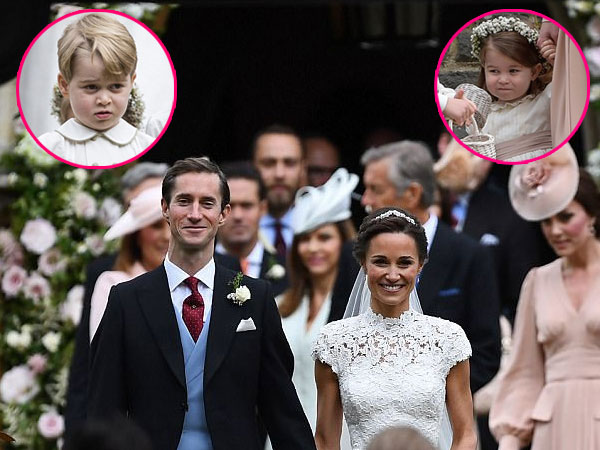 Gemasnya Pangeran George dan Putri Charlotte di Pernikahan Pippa Middleton